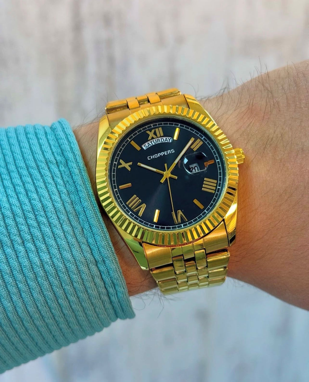 CHOPPERS DAY DATE ROLEX MODEL ERKEK KOL SAATİ