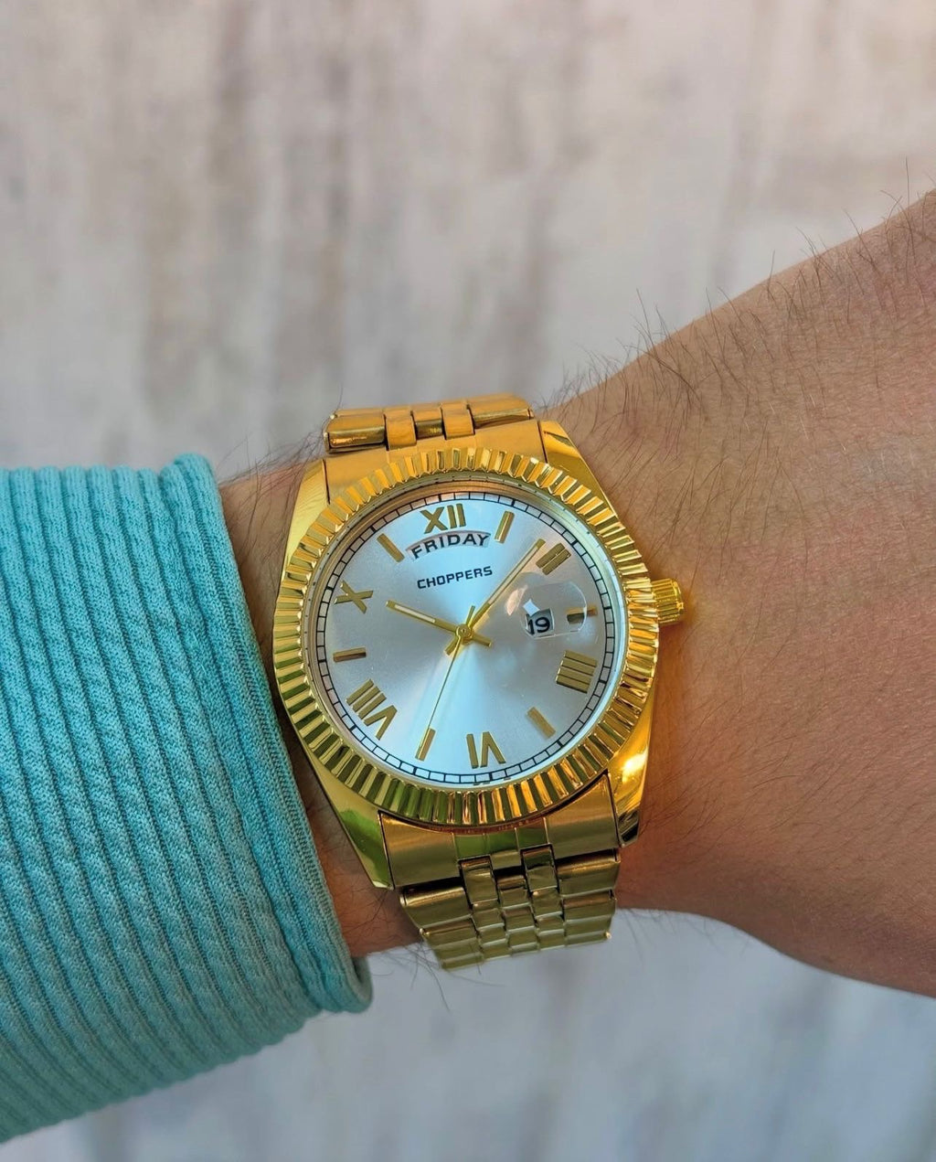 CHOPPERS DAY DATE ROLEX MODEL ERKEK KOL SAATİ