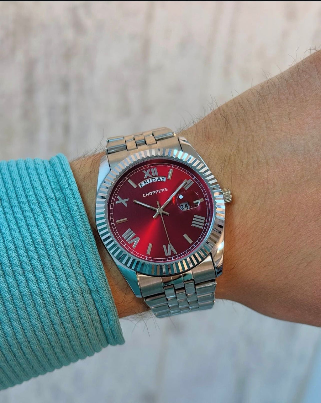 CHOPPERS DAY DATE ROLEX MODEL ERKEK KOL SAATİ
