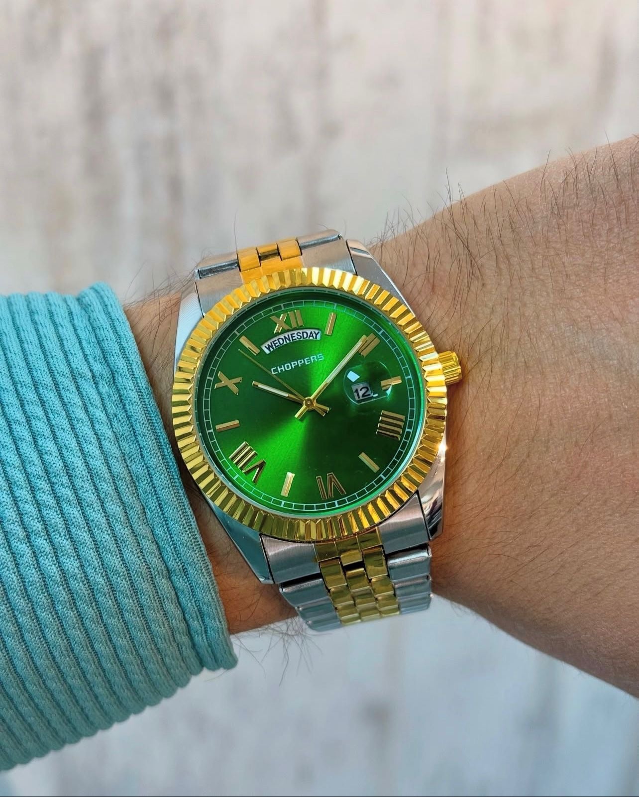 CHOPPERS DAY DATE ROLEX MODEL ERKEK KOL SAATİ
